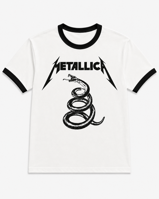Metallica Snake Ringer Tee