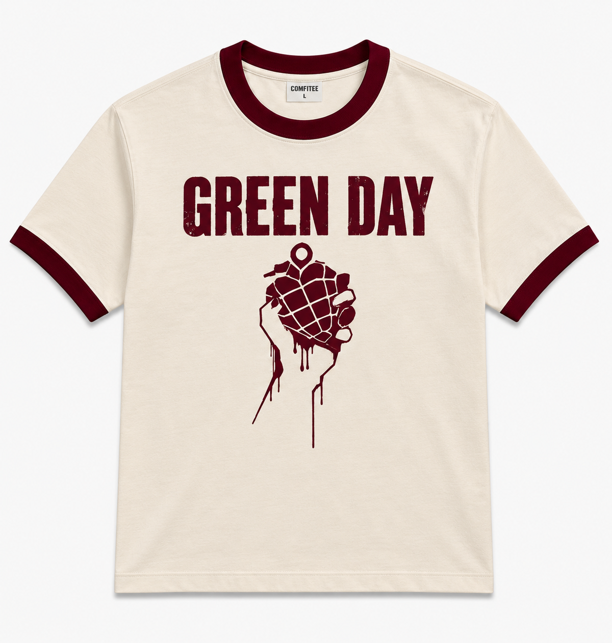 Green Day Ringer Tee