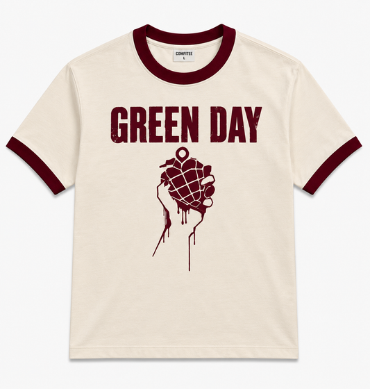 Green Day Ringer Tee