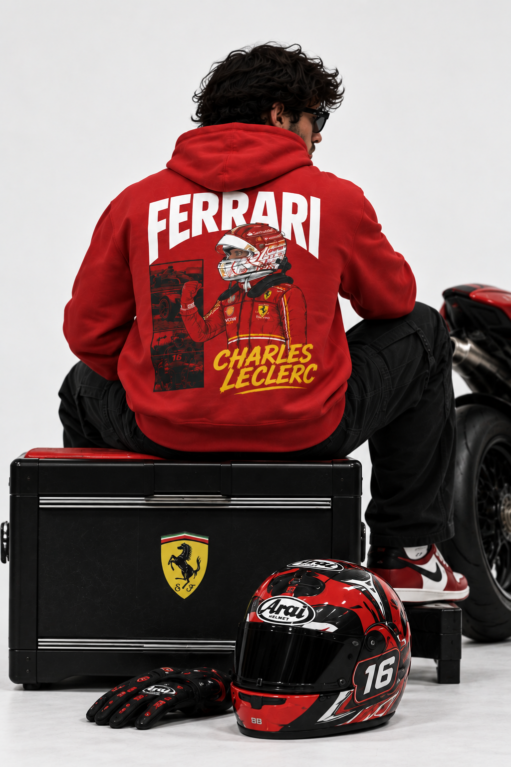Ferrari Charles Graphic Hoodie