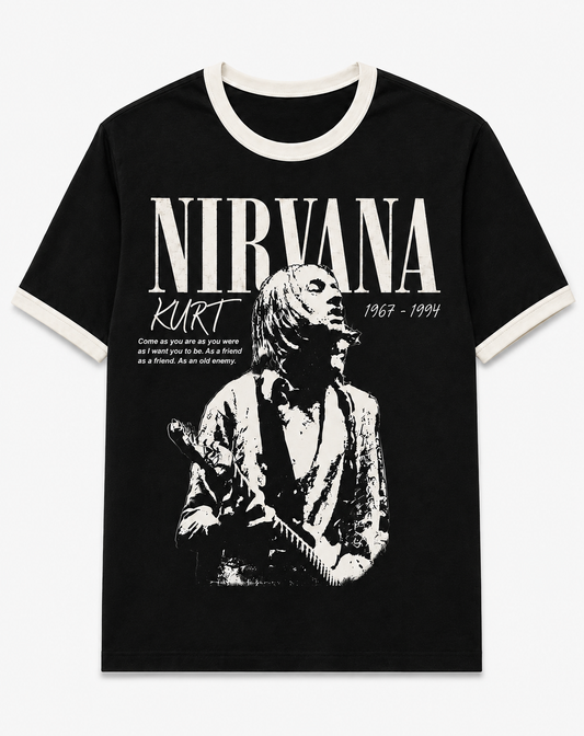 Nirvana Angel Ringer Tee