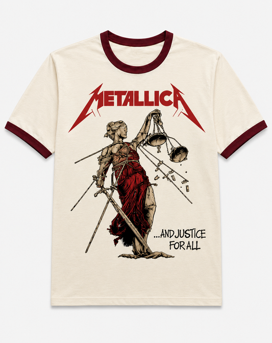 Metallica Vintage Ringer Tee