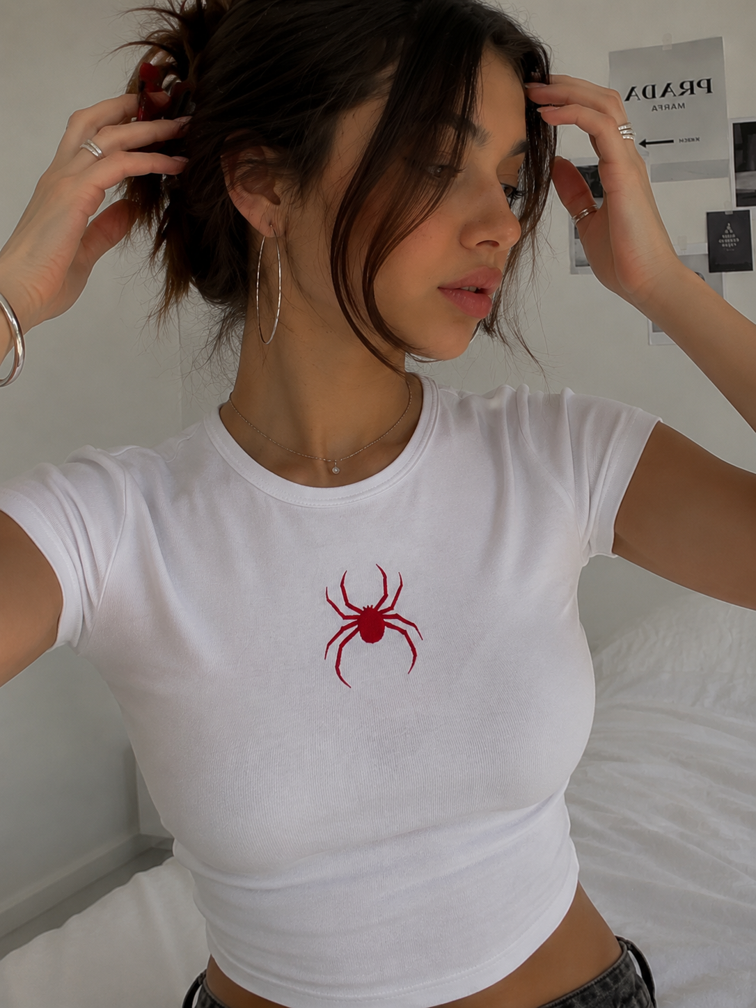 Spider Icon Baby Tee