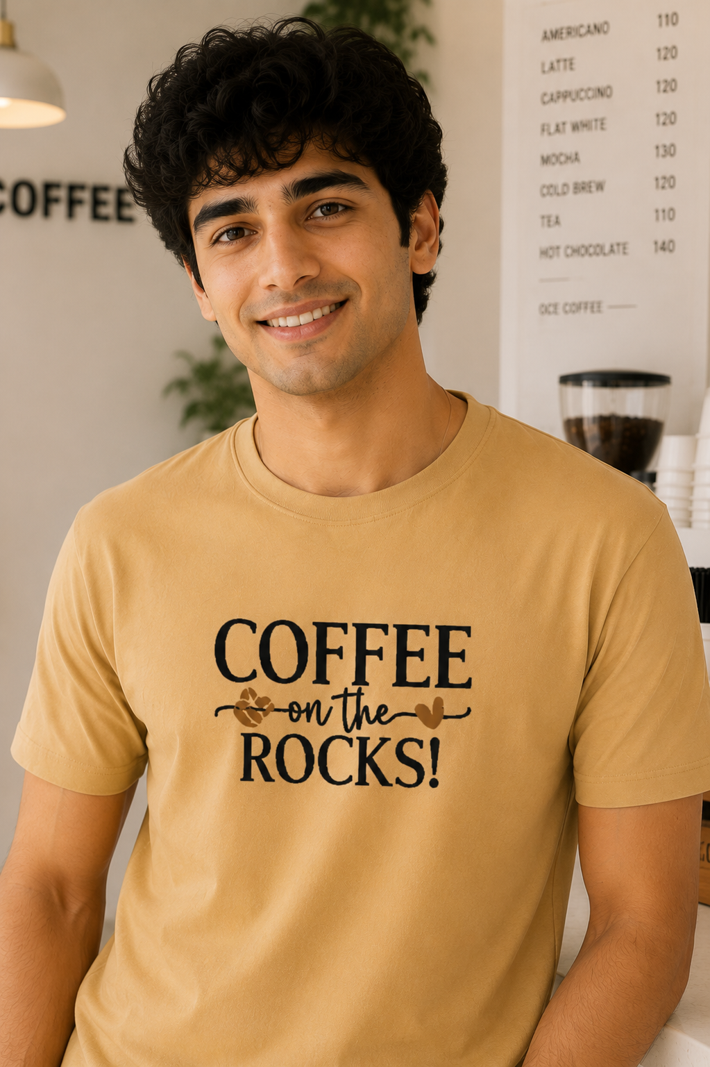 Coffee On The Rocks  T-Shirt