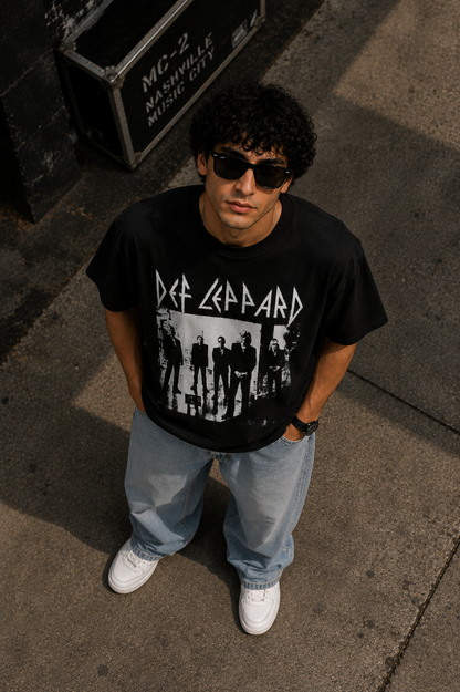 Def Leppard Vintage Oversized T-Shirt