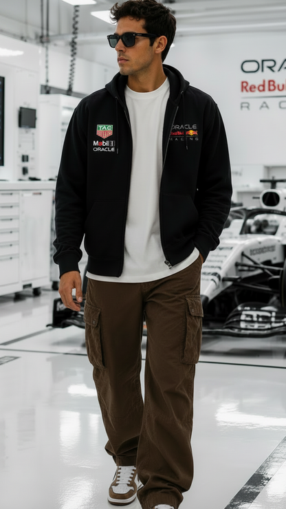 F1 Red Bull Zipper Hoodie