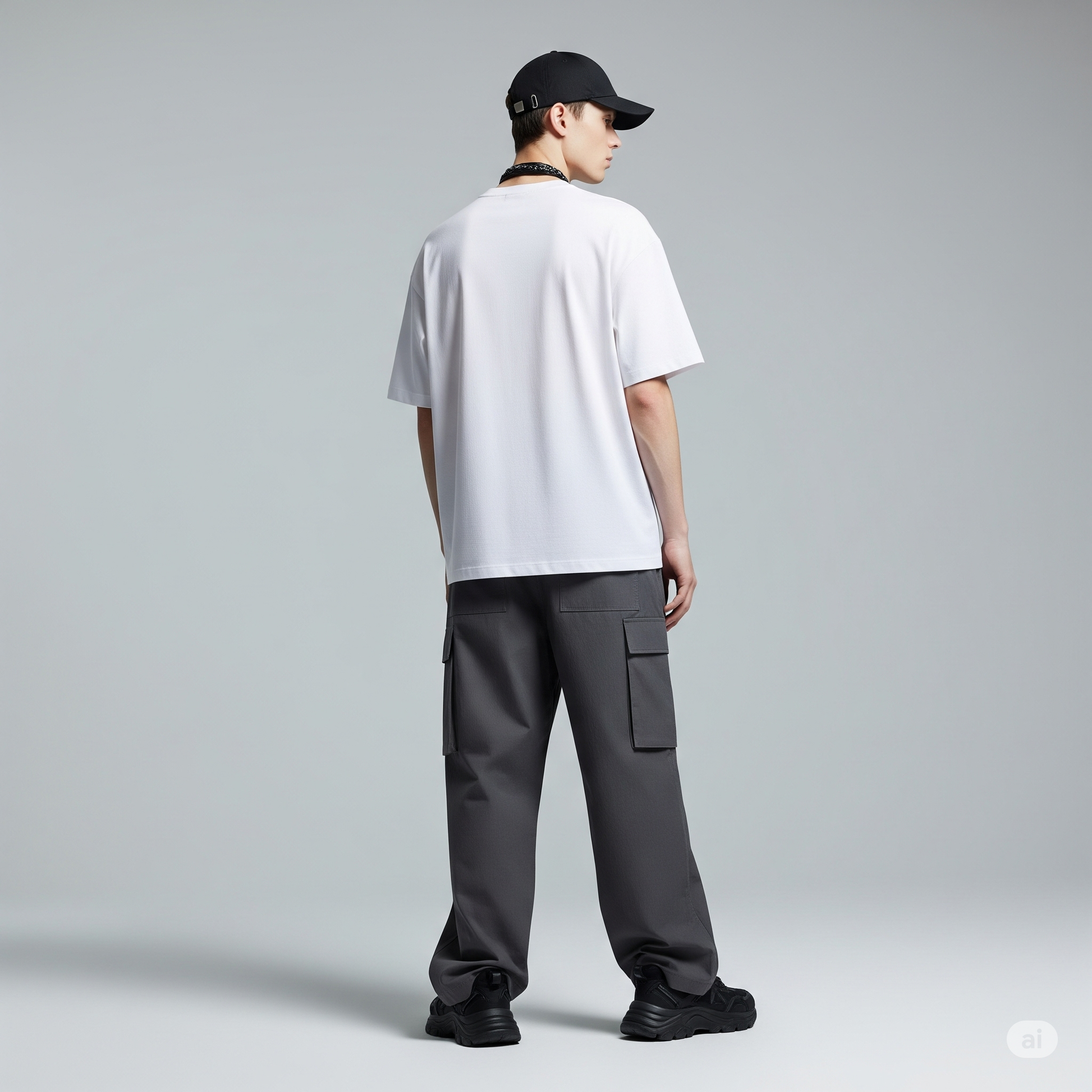 Tシャツ・カットソー THE ANDAMANE VANIA SHIRT - OVERSIZE CARGO SHIRT 328743-44046-VETEMENTS-SINGLE-