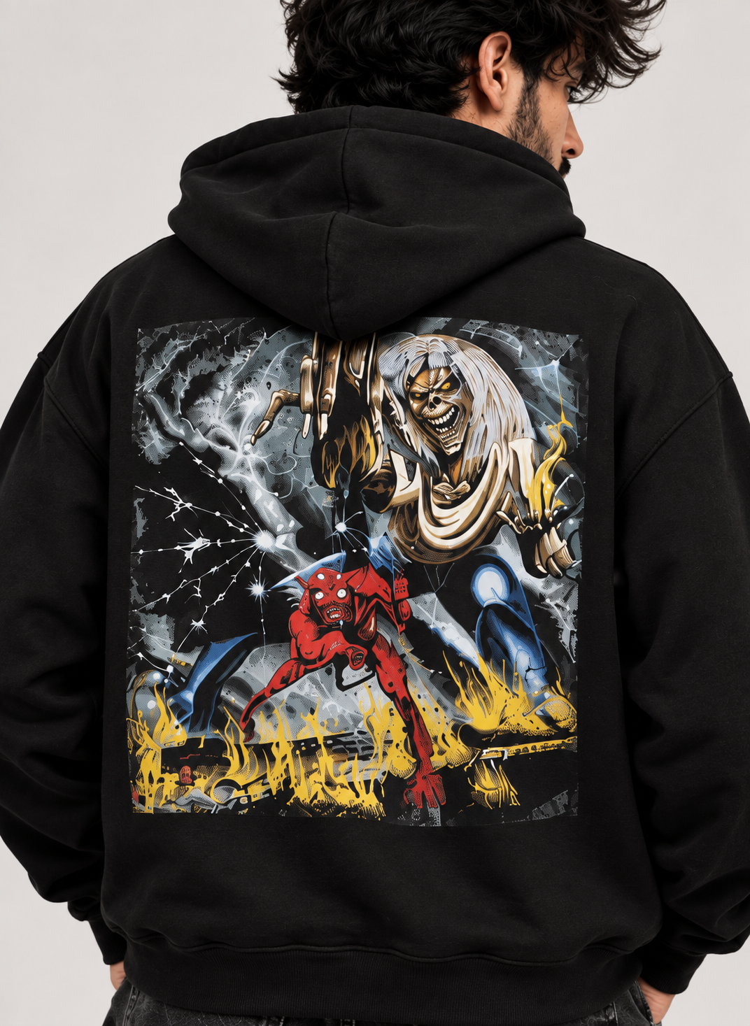 Iron Maiden Number of the Beast Graphic Hoodie