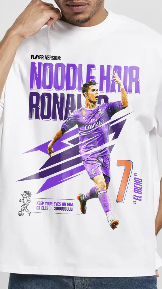 Oversized Ronaldo GOAT OVERSIZED TEE
