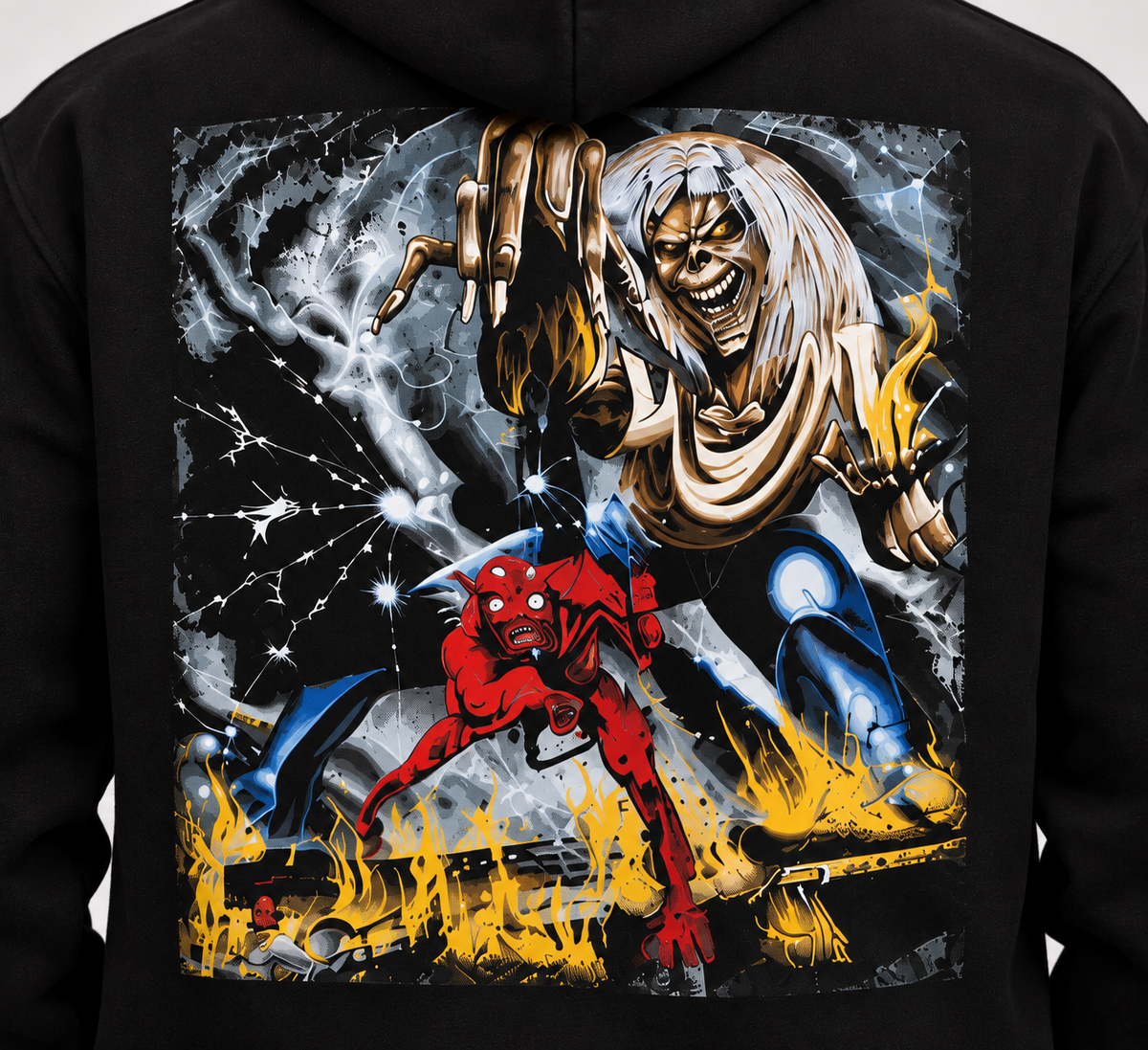 Iron Maiden Number of the Beast Graphic Hoodie