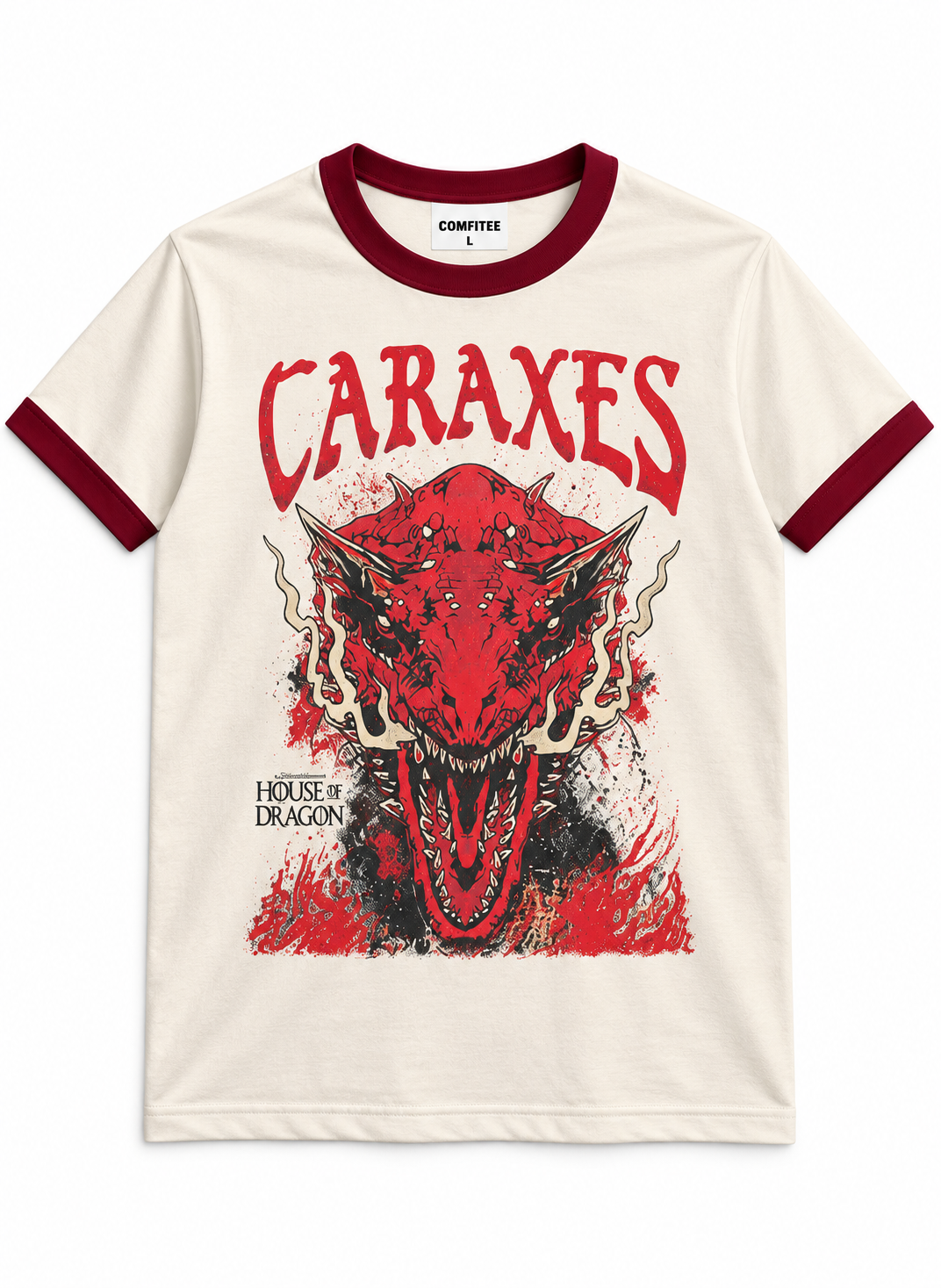 Caraxes Dragon Ringer T-Shirt
