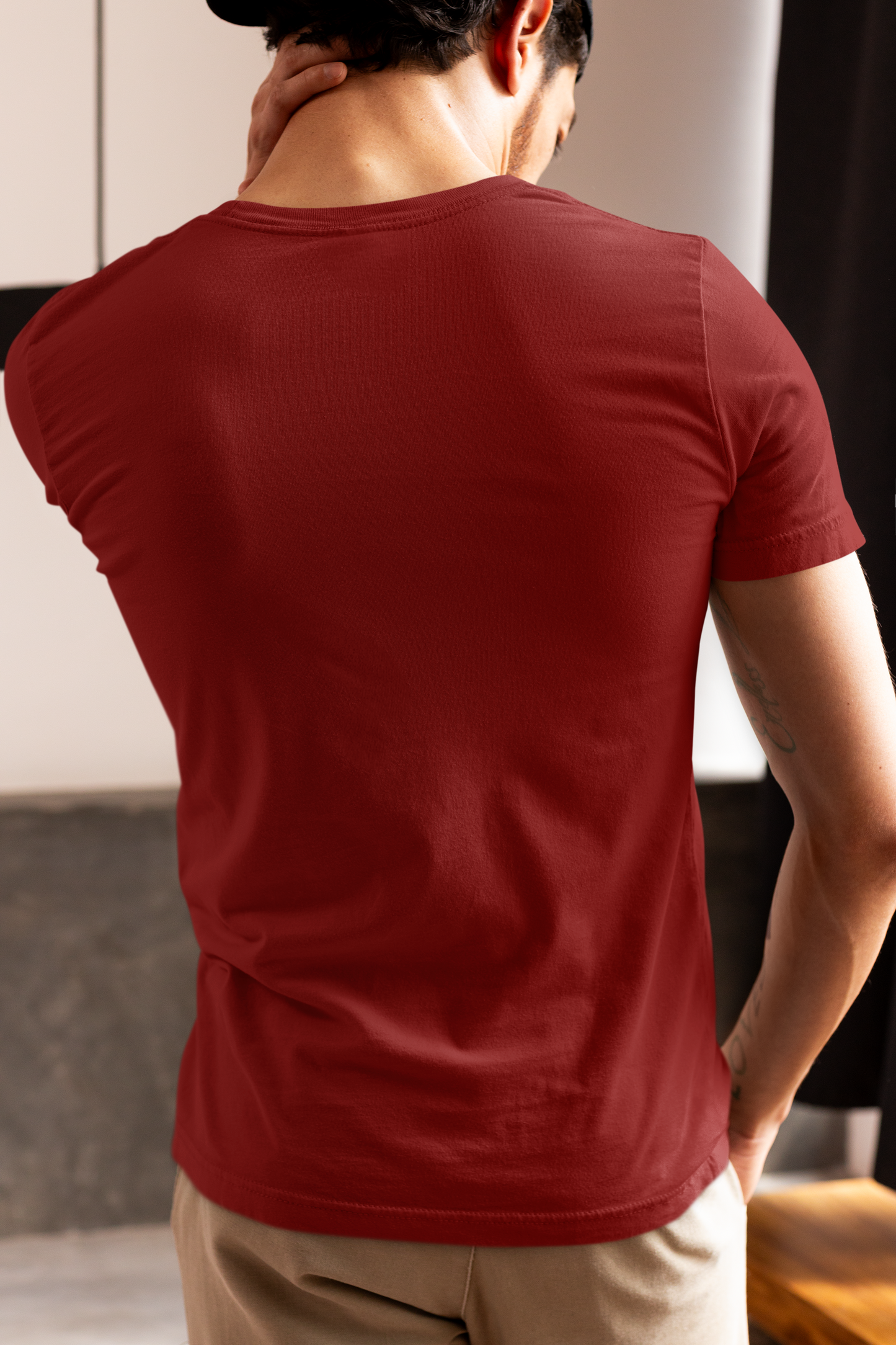 Maroon Supima® Cotton T-shirt