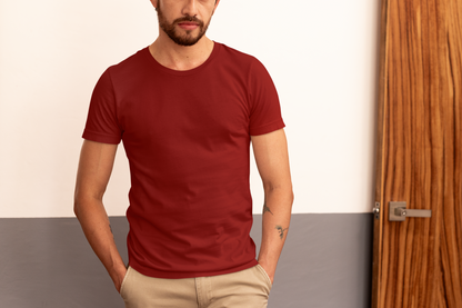 Maroon Supima® Cotton T-shirt