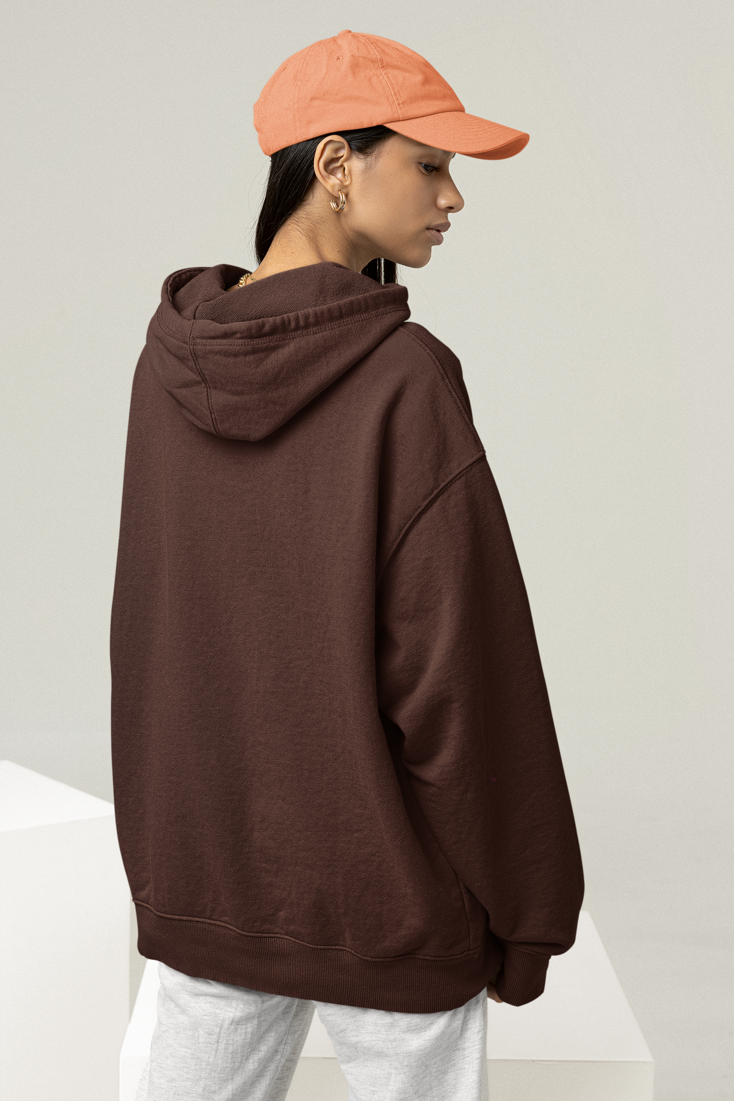 Chocolate Brown Oversized Hoodie