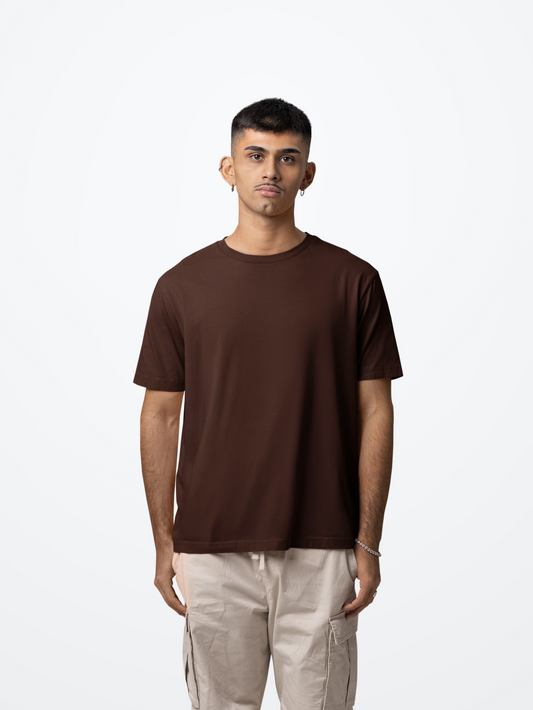 Chocolate Brown Oversized T-Shirt