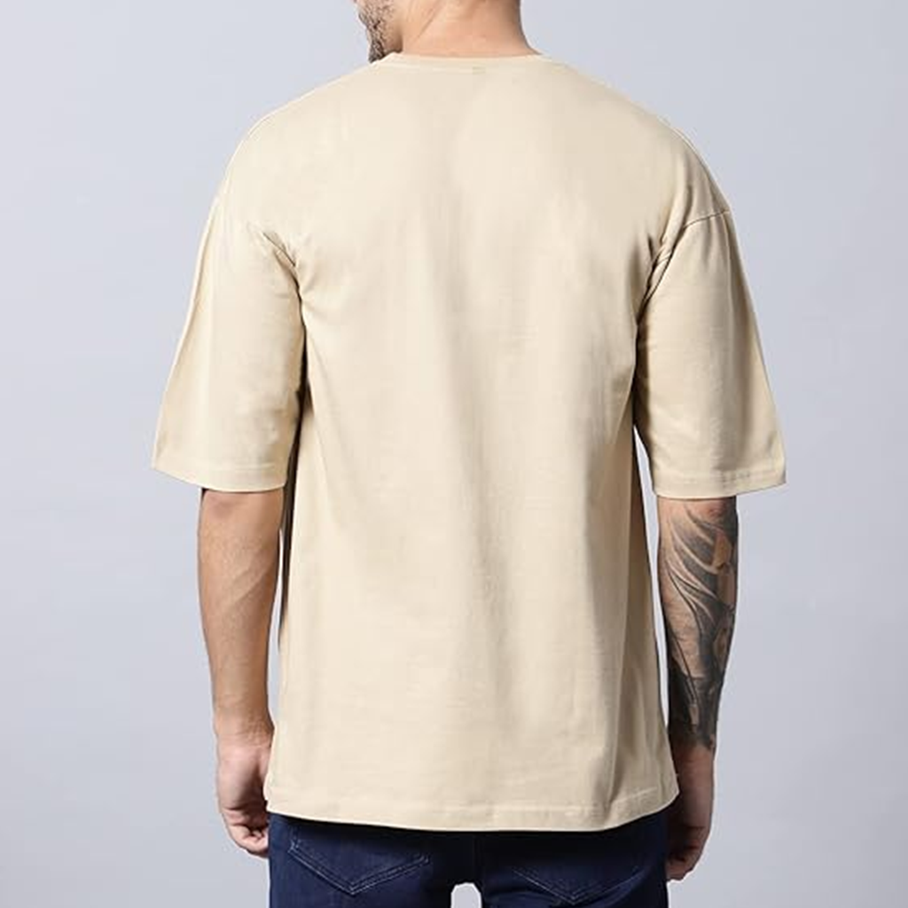 Beige Oversized Tee